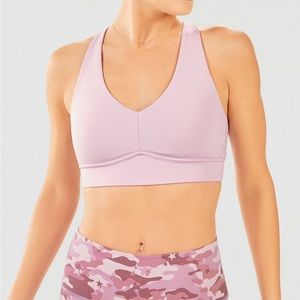 Fabletics All Day Every Day Sky Purple Sports Bra Size Small